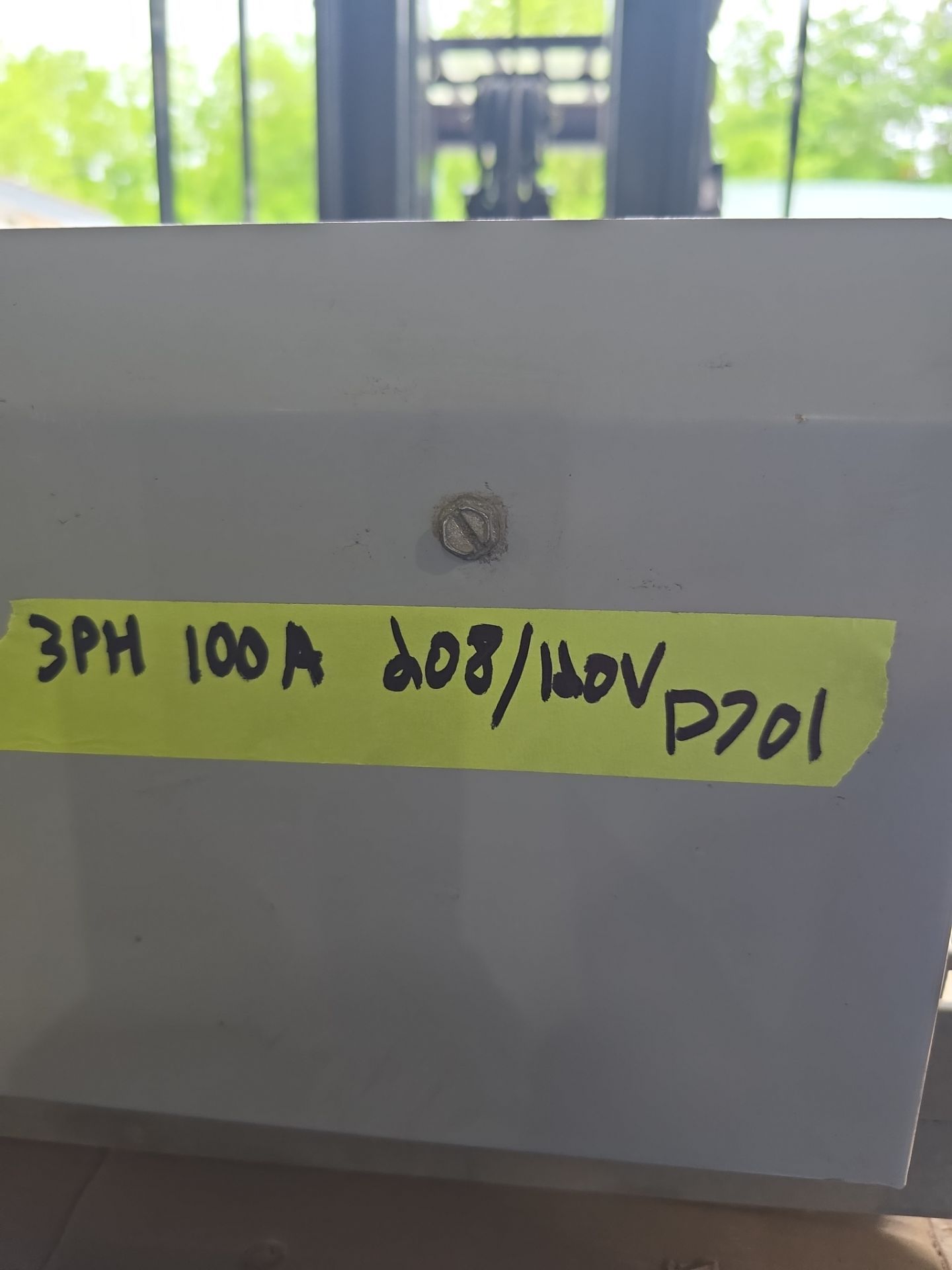 Eaton PRL1A Panelboard 100A 208/120V 3PH 4W 18 Cir 3R Encl MCB Main EHD3100 LWPQ2036 Used