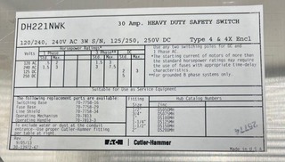 Eaton DH221NWK New