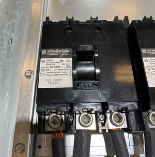 Square D NQOD442L400TFL Panelboard 400A 208/120V 4W 3PH 42 Cir MLO Panel 400 Amp Used