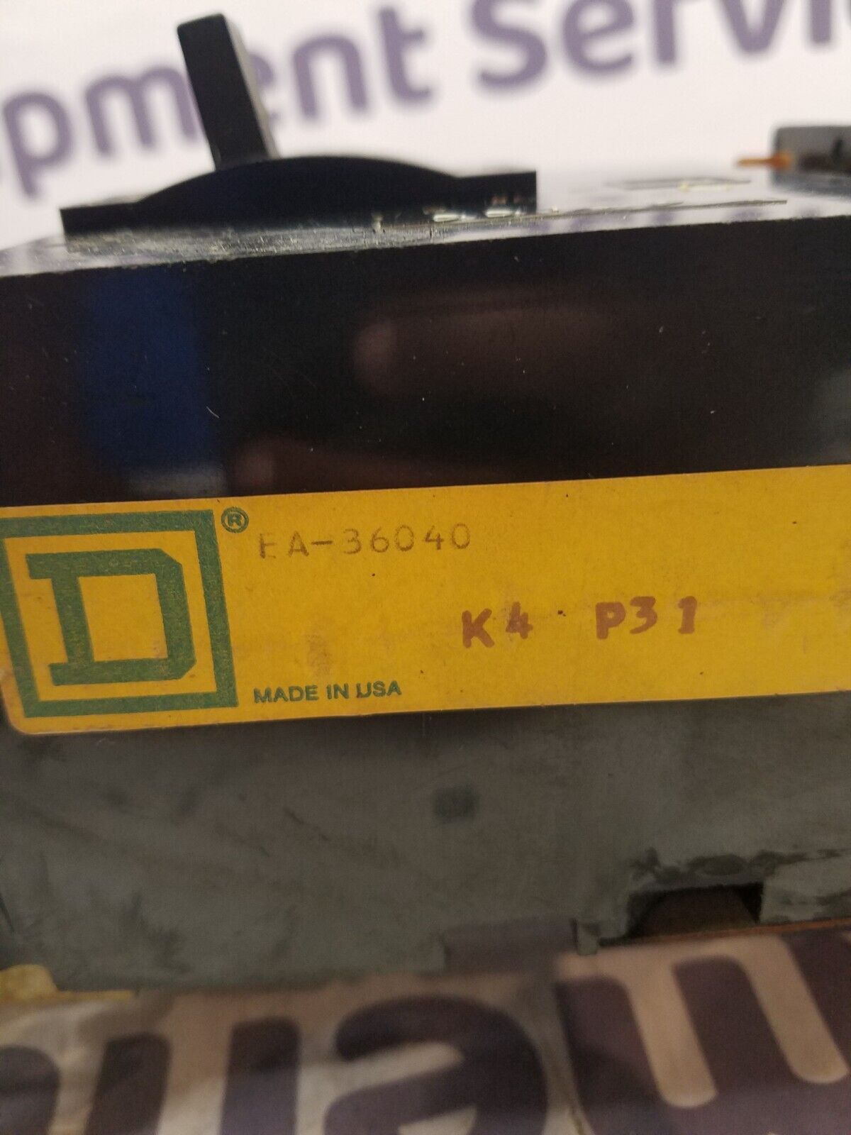 Square D FA36040 Used
