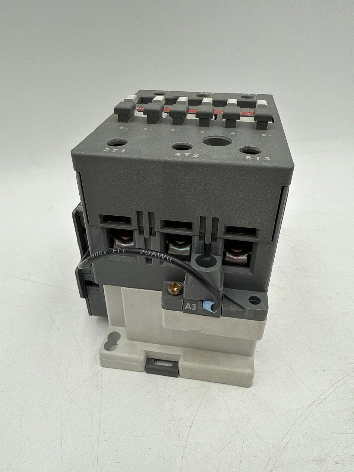 ABB AE63-30 Contactor 90A 3P 600V 3PH 60HP Coil 24VDC CDL5-01 Aux Contact Block Used