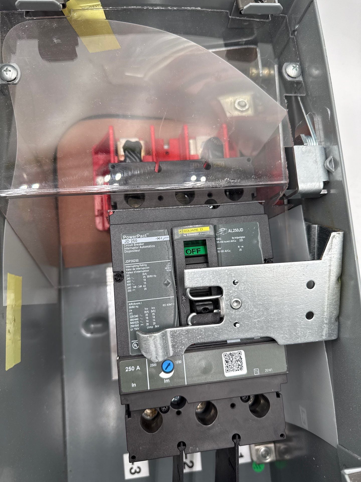 Square D PJD36250G Bus Plug 250A 3PH 3W 600V I-Line Busway Switch 250 Amp New