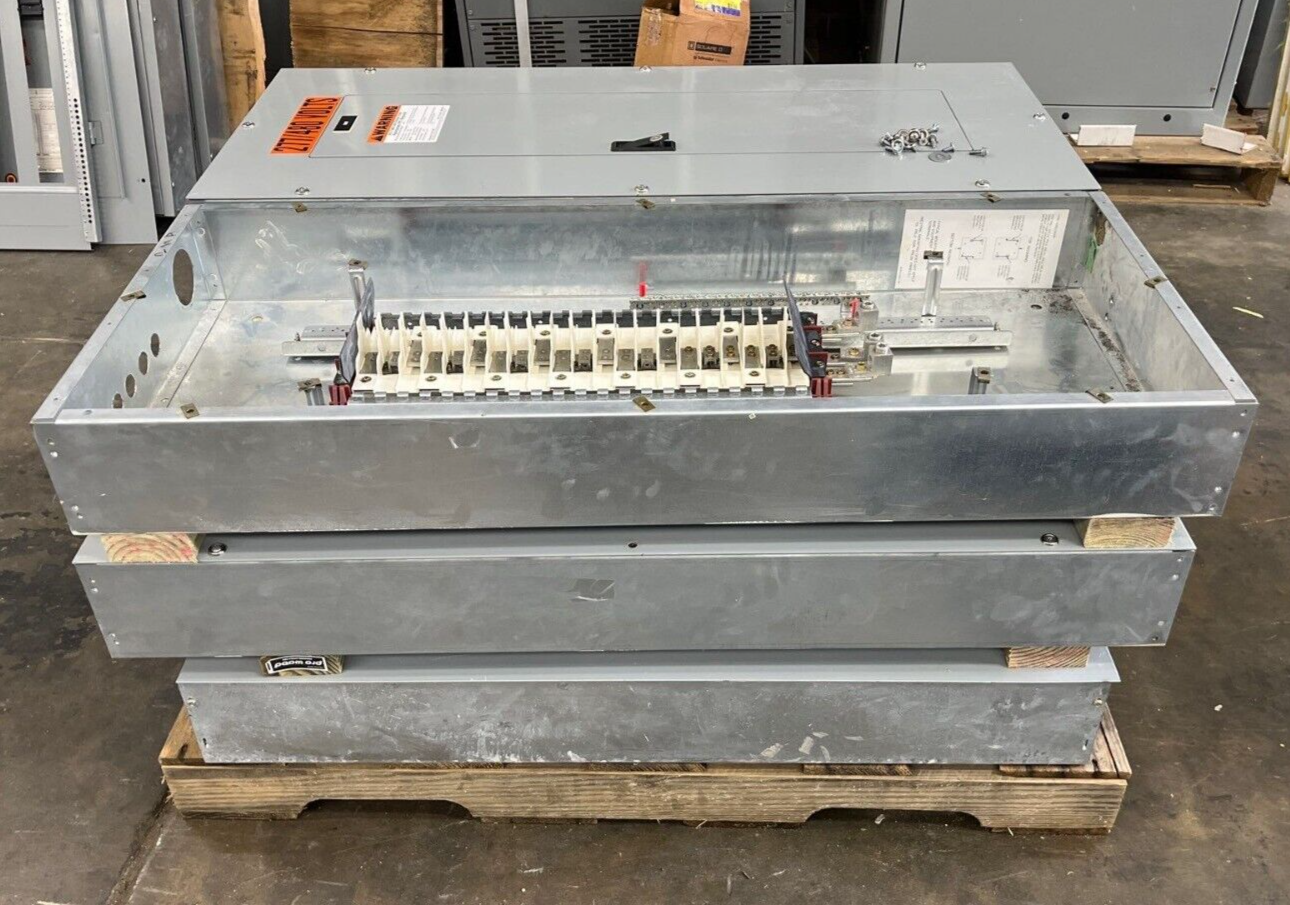 CH PRL2A Panelboard 225A 277/480V 4W 3PH MLO Indoor Enclosure YS2048 42 Circuit P595 Used