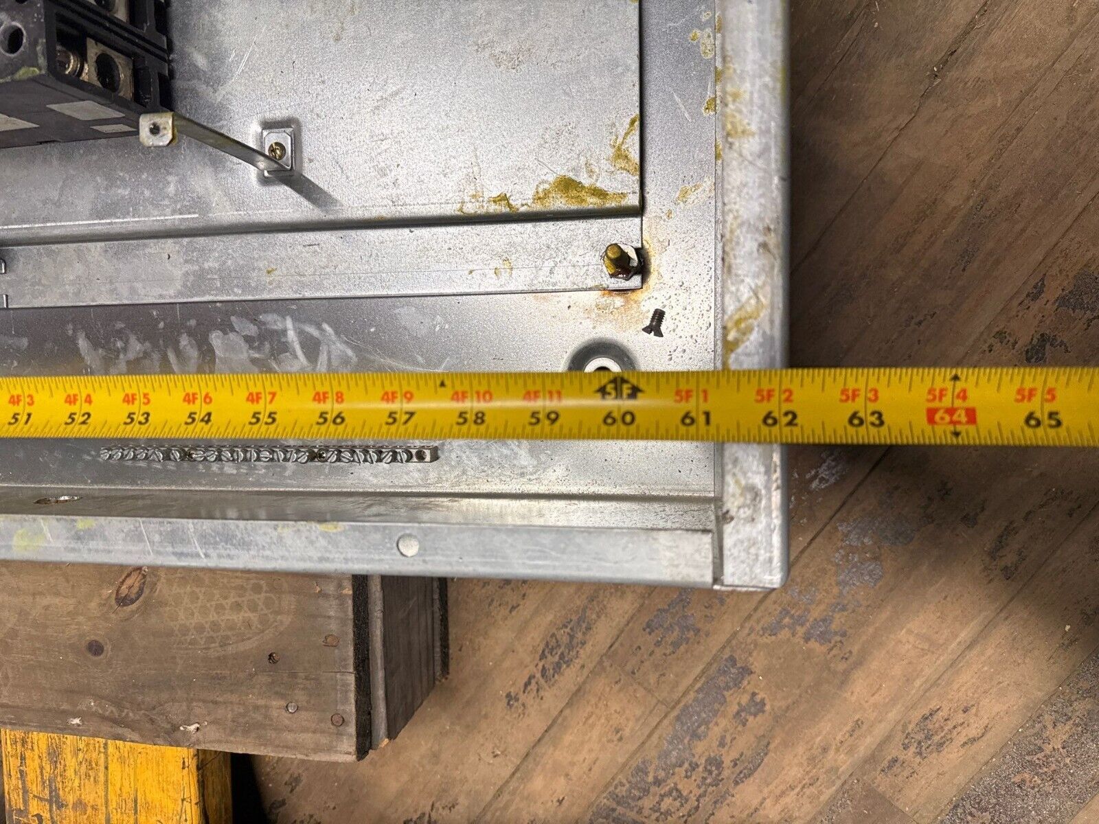 Square D NQOD Panelboard 225A 208/120V 3PH 4W Indoor Encl 42 Cir MCB KCL34225 P561 Used