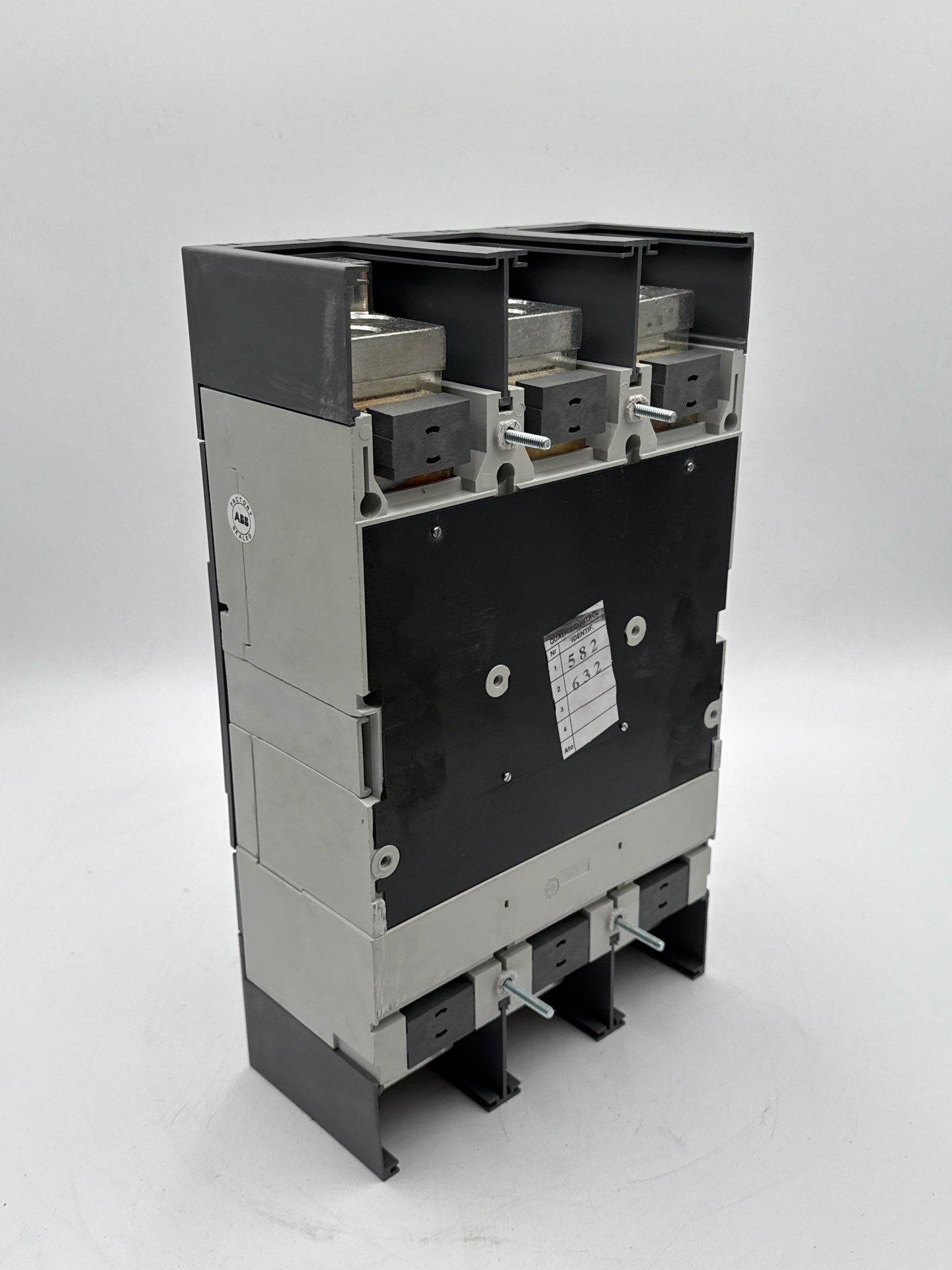 ABB S6N Circuit Breaker 800A 3P 600V 3PH SACE S6 LSI Trip PR212/P 800 Amp Used