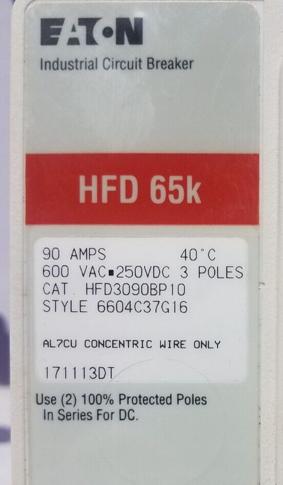 Eaton HFD3090BP10 Used
