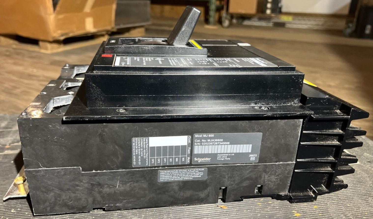 Square D MJA36600 Used