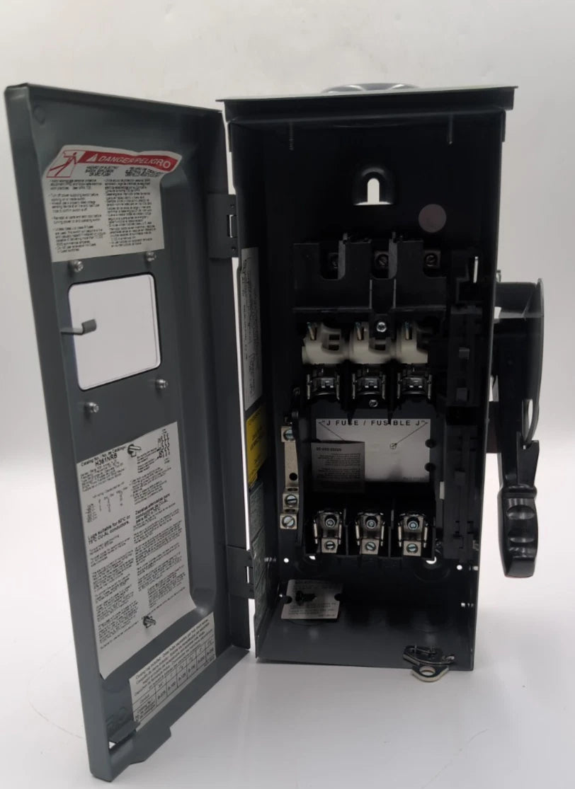 Square D H361NRB Safety Disconnect Switch 30A 3P 600V Type 1 Encl with Window New