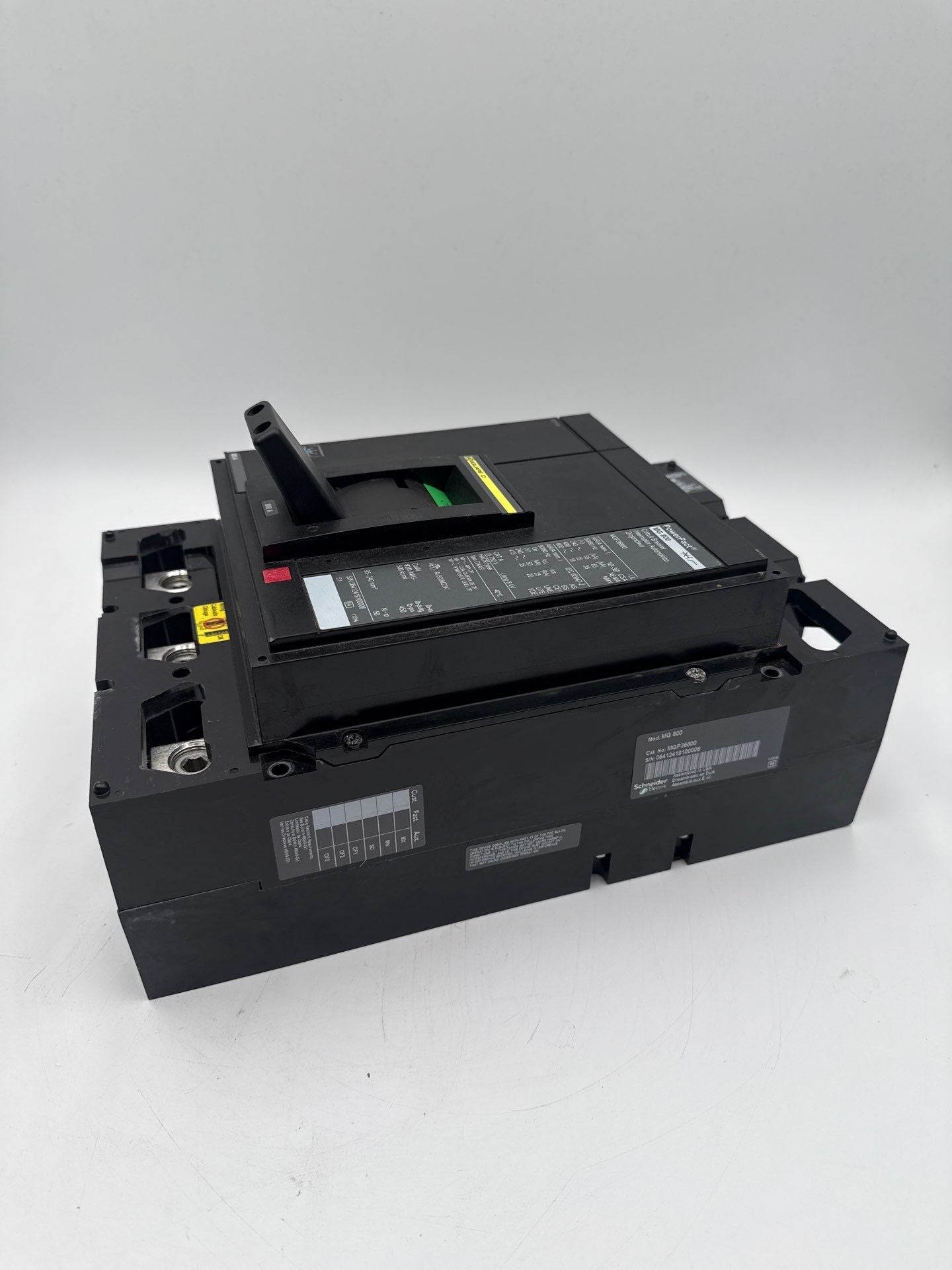 Square D MGP36800 Circuit Breaker 800A 3P 600V 3PH MGP 800 Amp 3 Pole Used