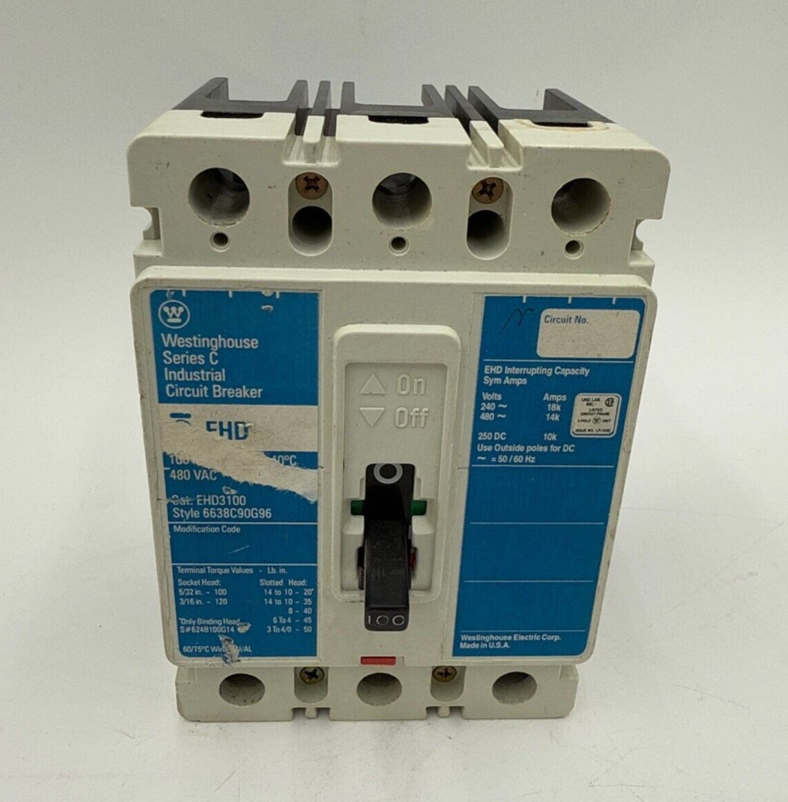 Westinghouse EHD3100 Used