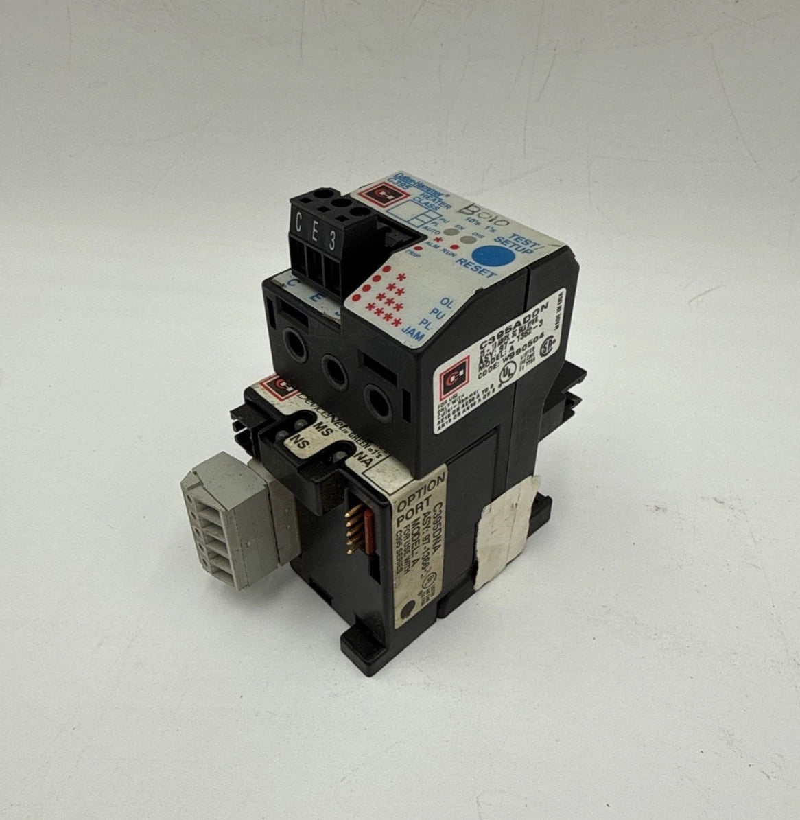 Cutler Hammer C395ADDN C395DNA Overload Assembly .25-18 Amp 3P Used