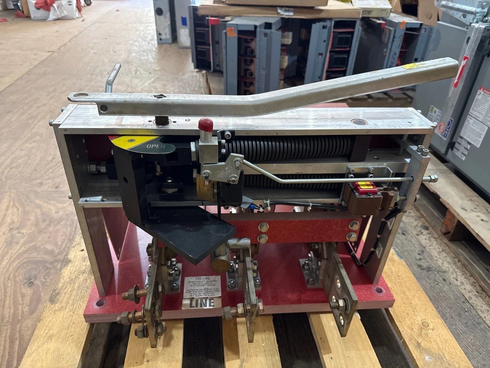 Pringle CBC-1233-B Bolted Pressure Switch 1200A 480V 3P 60Hz 1200 Amp 3 Pole Used