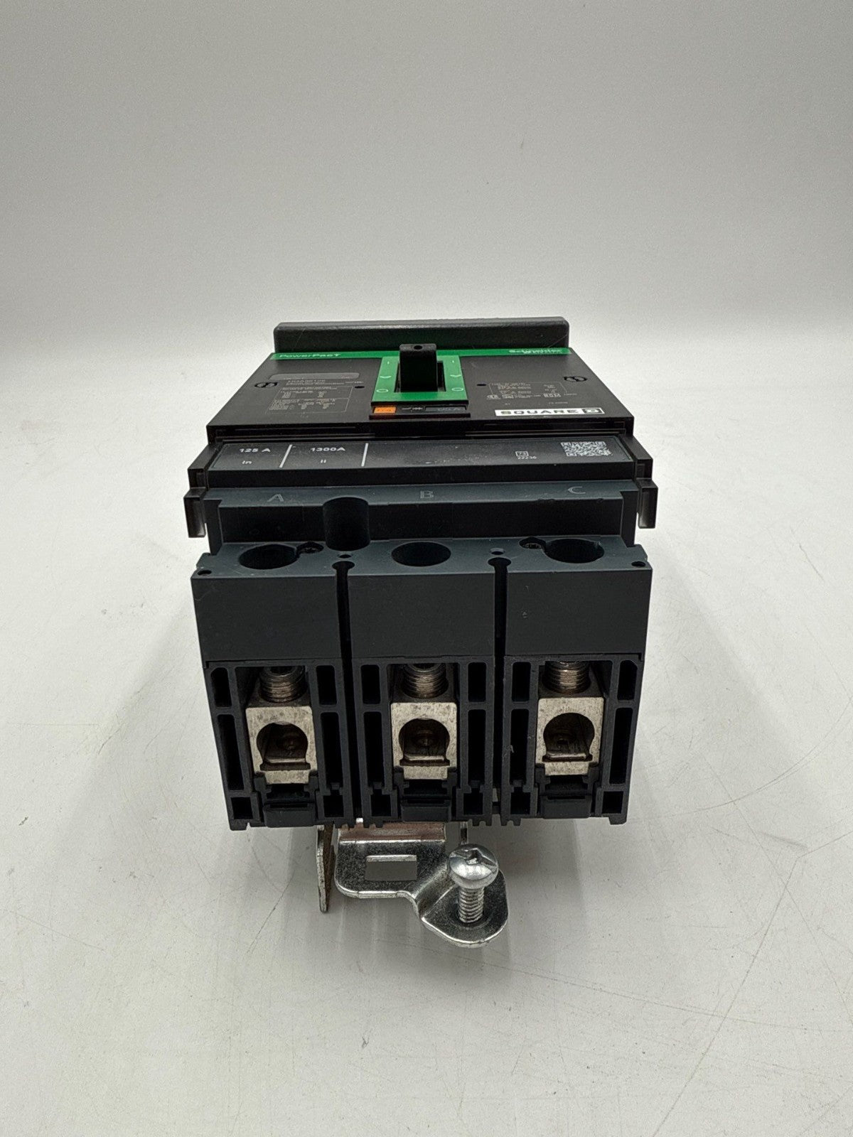 Square D HGA36125 I-Line Circuit Breaker 125A 3P 600V HGA PowerPact 125 Amp Used