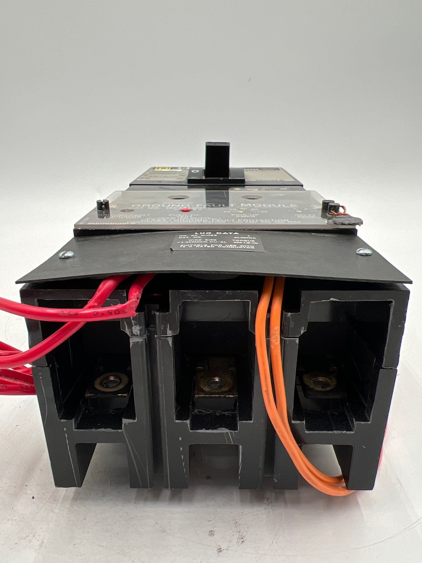 Square D FIF36060G Circuit Breaker 60A 600V 3P 60 Amp Ground Fault GFM100FI Used