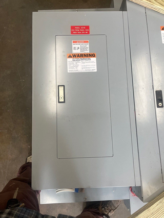 Eaton PRL2A Panelboard 125A 480/277V 3PH 4W Indoor Encl 18 Circuit MLO EZB2036R P603 Used