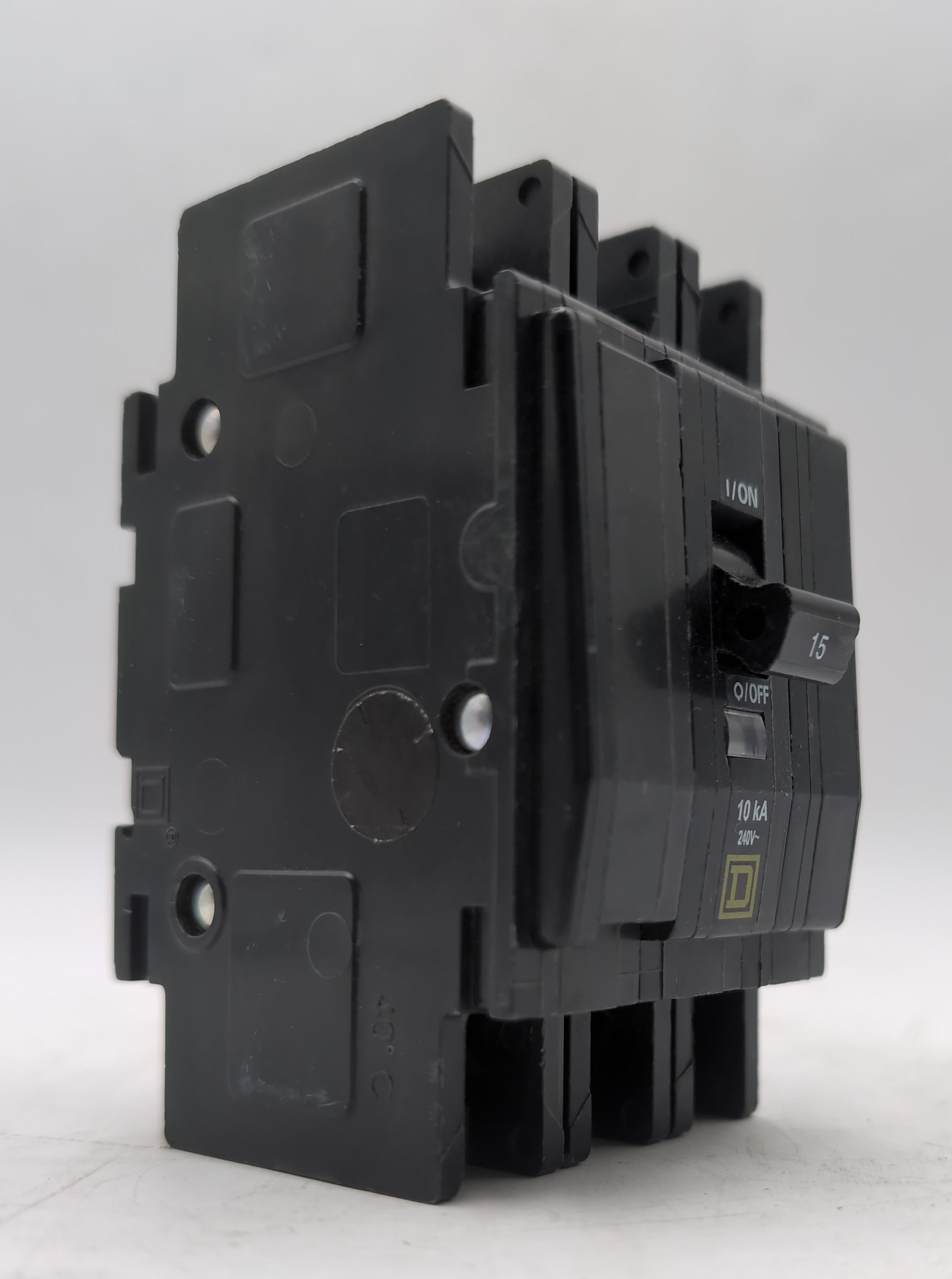 Square D QOU315 Miniature Circuit Breaker 15 Amp 3-Pole 240V Unit Mount NEW New