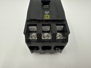 Square D QOB3100 Bolt On Circuit Breaker 100A 3P 240V 10kA QOB 100 Amp Used