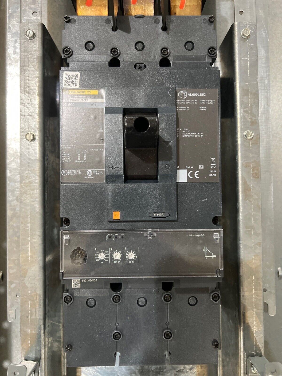 Sq D NQ Panelboard 600A 208Y/120V 3PH 4W 42 Cir LGP36600U31X MCB Indoor Encl P672 New