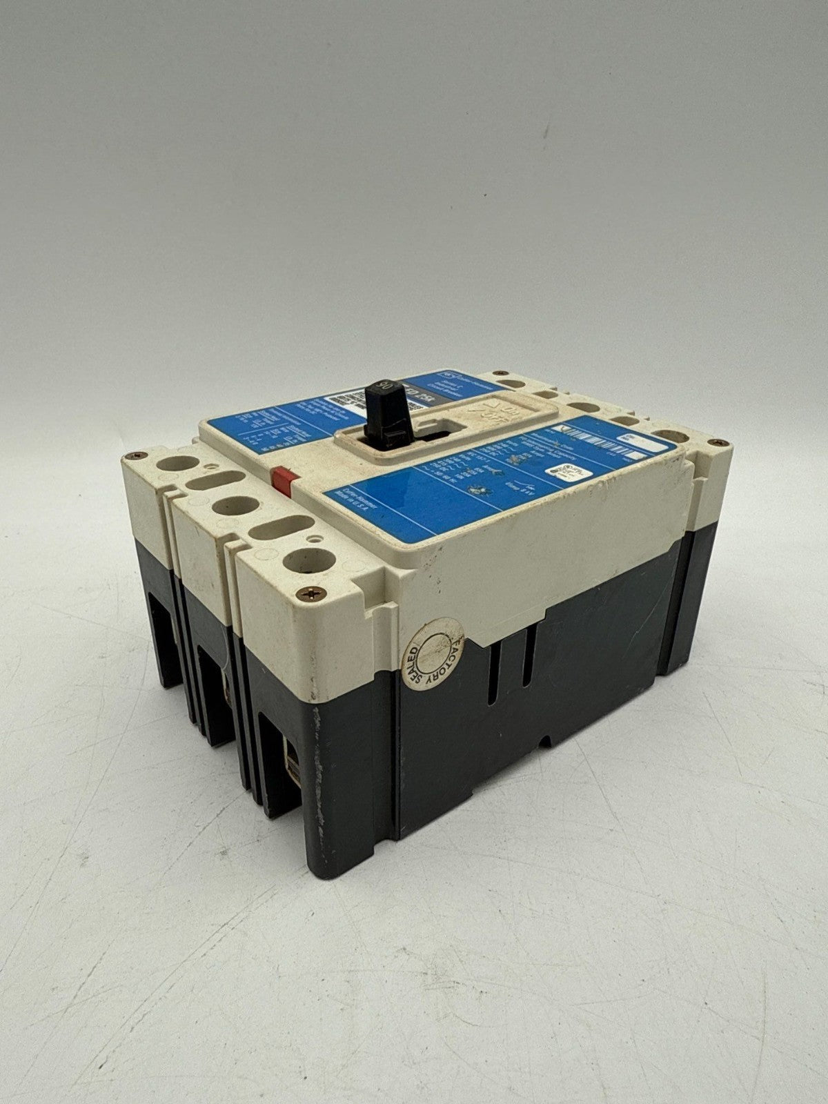 Cutler Hammer FD3090 Circuit Breaker 90A 3P 600V 3PH FD 25k 90 Amp 3 Pole Used