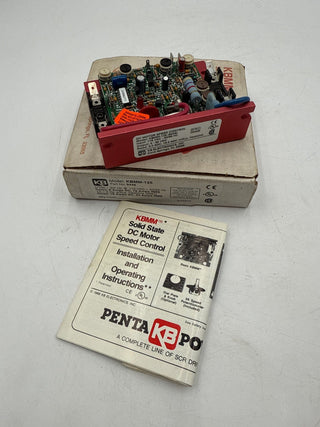 KB Electronics KBMM-125 DC Motor Speed Control 1/100-3/4 HP 115 VAC New