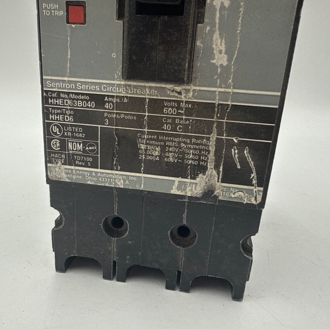 Siemens HHED63B040 Used