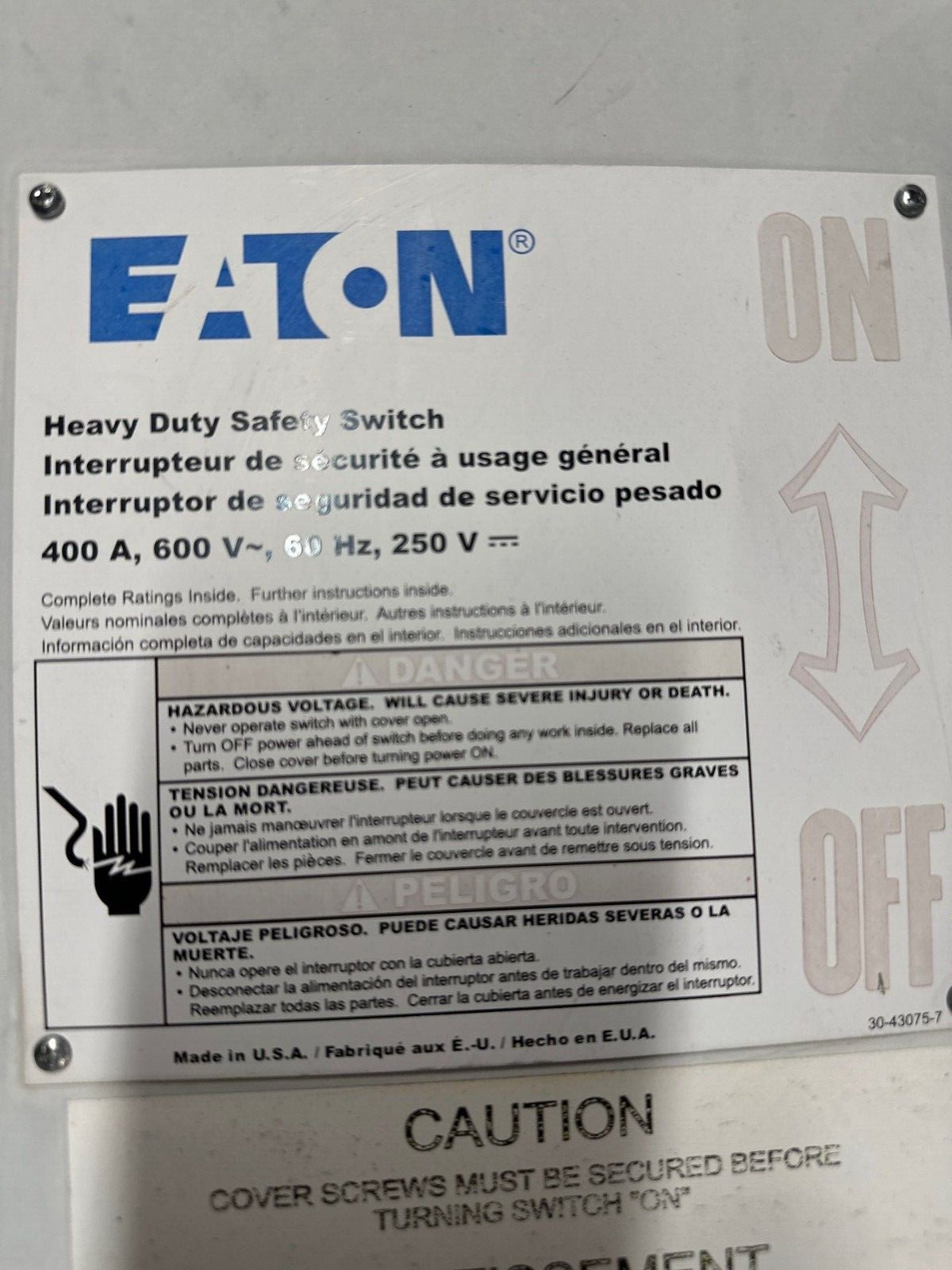Eaton DH365URK