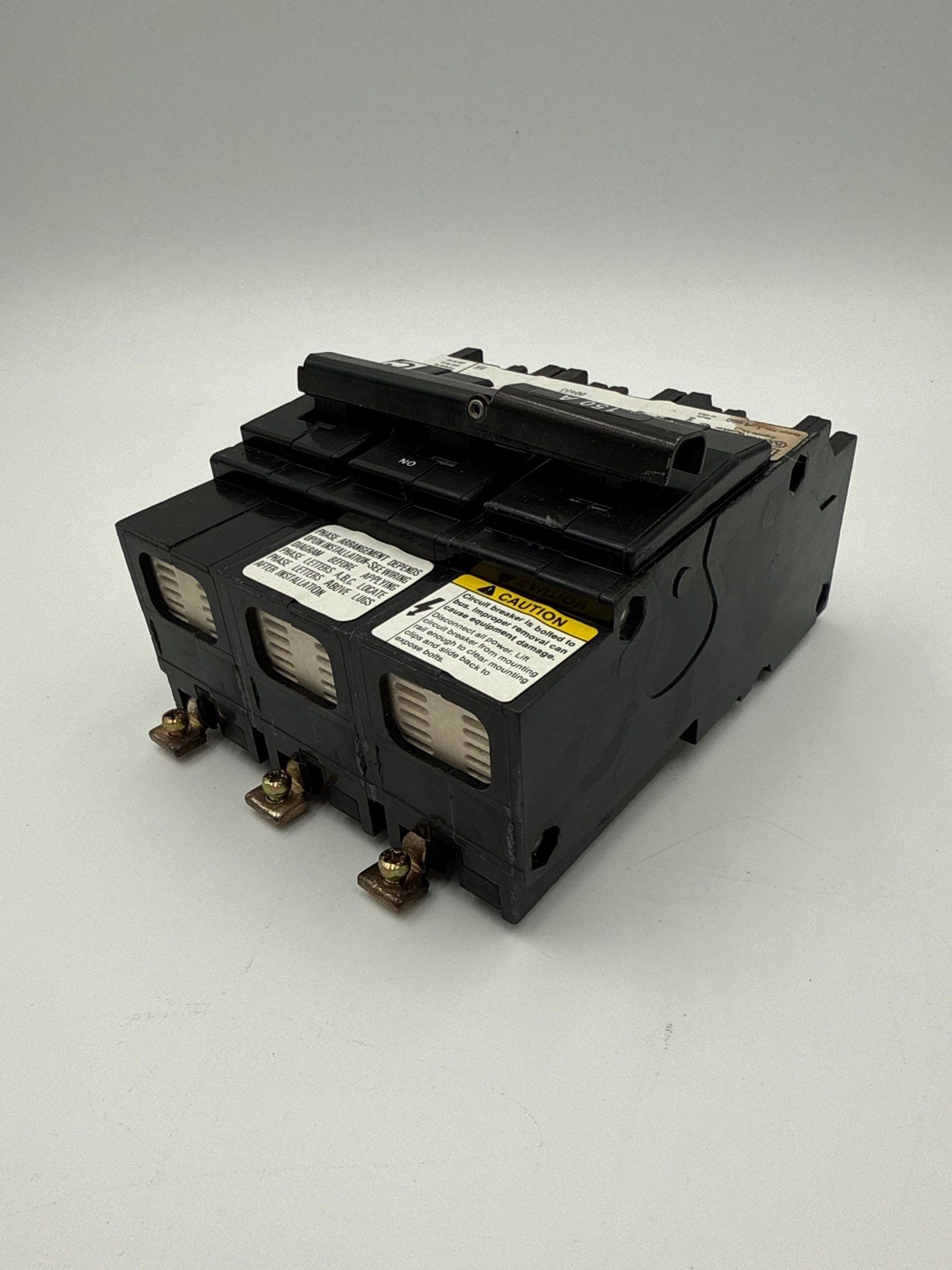 Square D QOB3150VH Bolt On Circuit Breaker 150A 3P 240V 22kA QOB 150 Amp Used