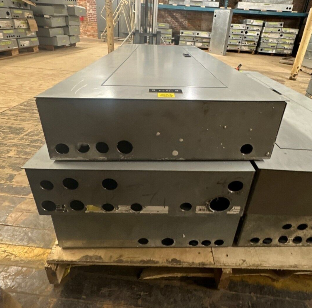 GE AQF3421ABX Panelboard 125A 208Y/120V 3PH 4W 42 Circuit MCB Main THQB32100 P038 P035 Used