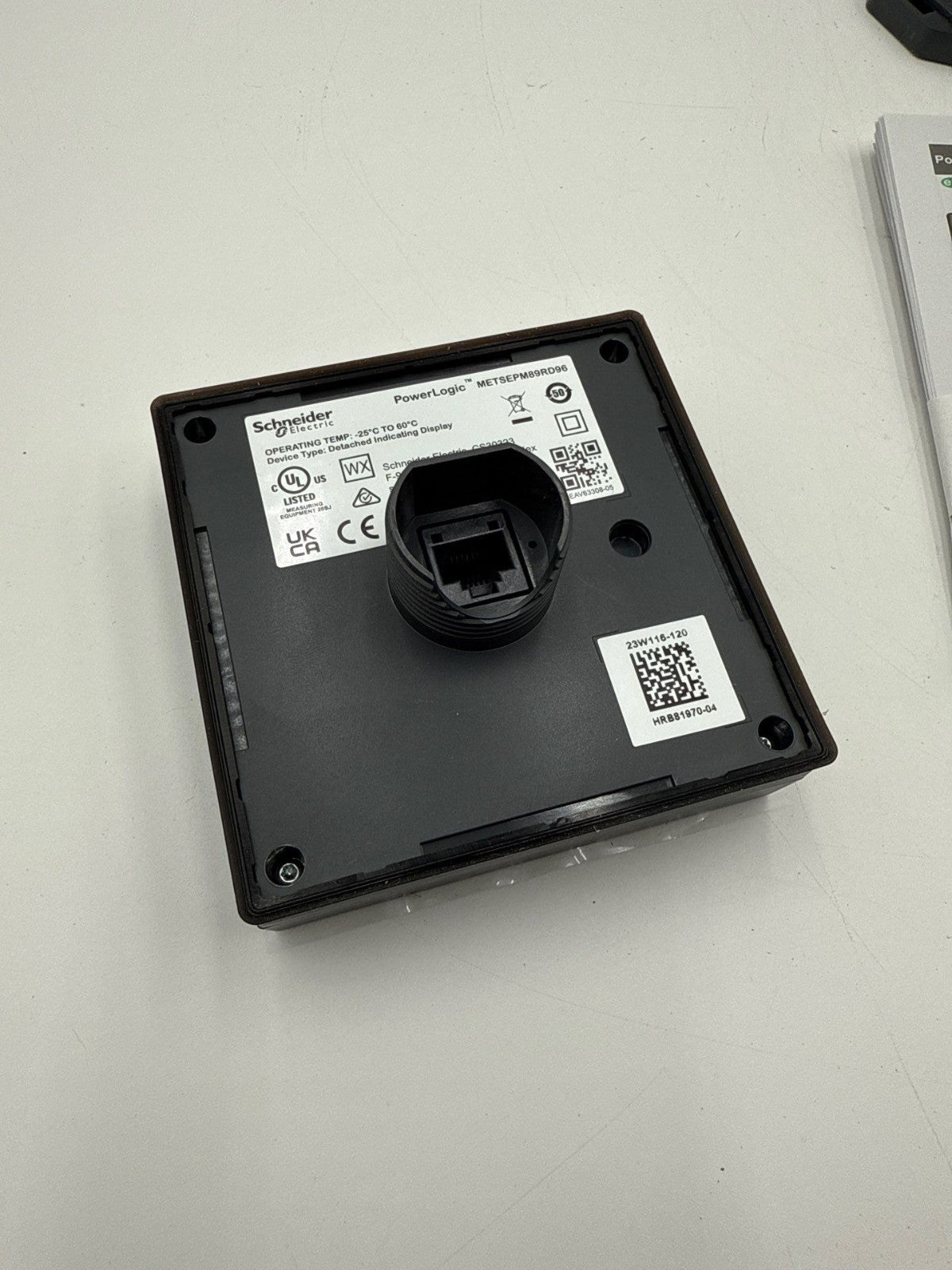 Schneider METSEPM89RD96 Remote Display POWERLOGIC PM8000 W/ Cable and Mount Accs New