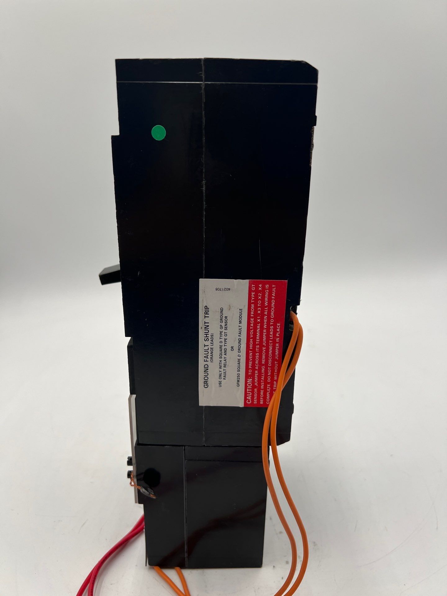 SQUARE D KIF36125G Circuit Breaker 125A 600V 3P 125 Amp Ground Fault GFM250 Used