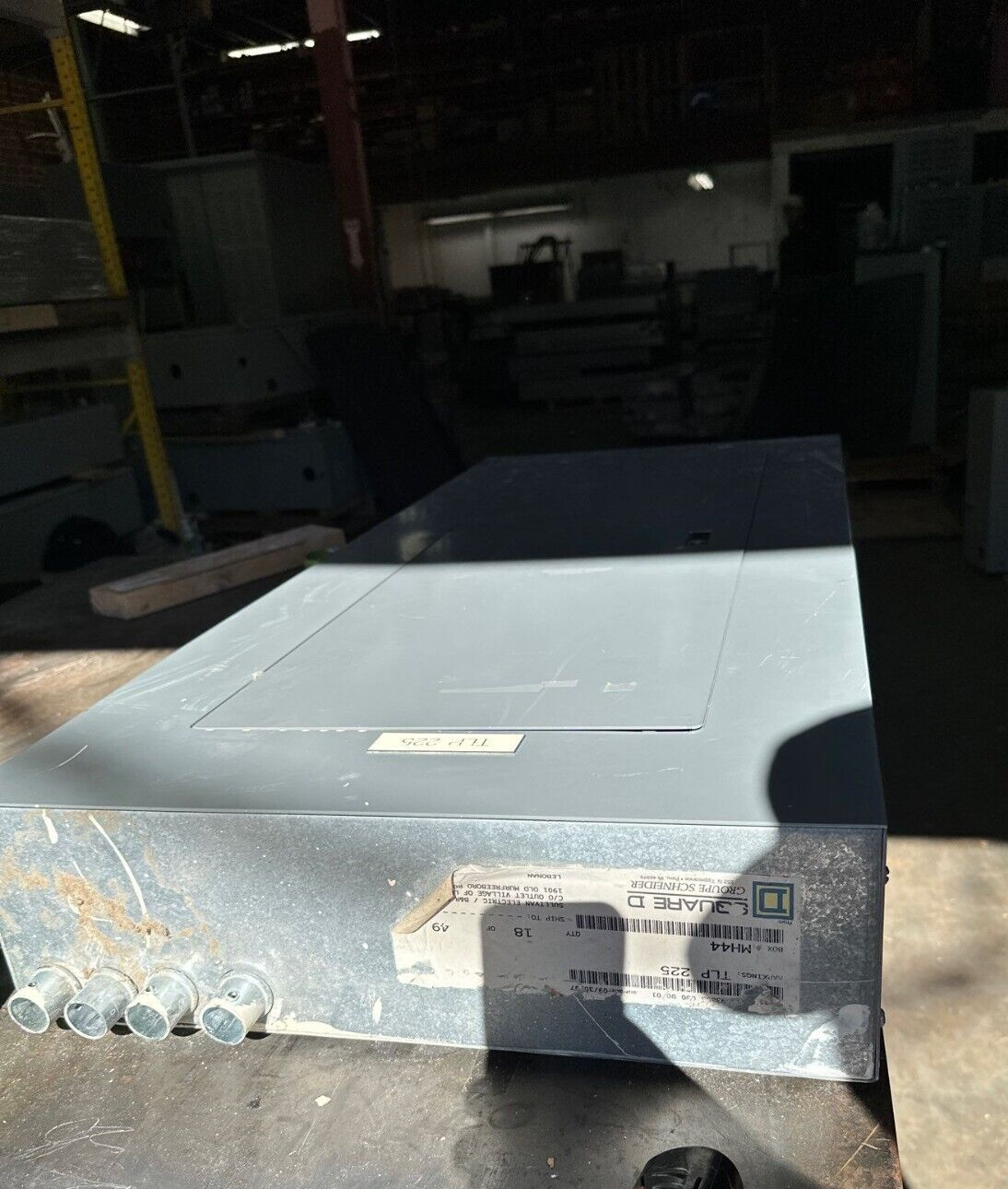 Square D NF Panelboard 250A 600Y/347V 3PH 4WIndoor Encl Main Lug MLO 42 Circuit P333 Used