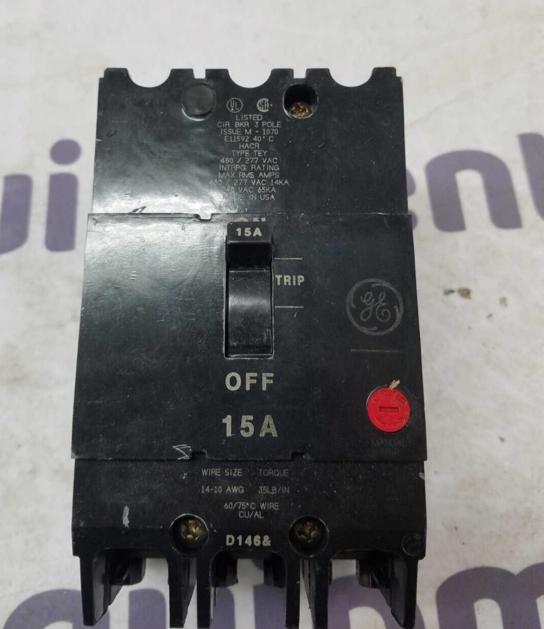 GE TEY315 Used