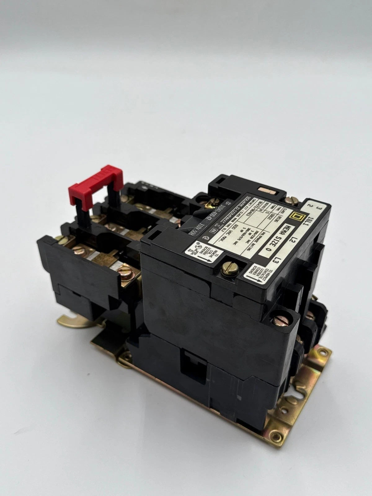 Square D 8536SB02 NEMA Size 0 Starter Coil 110/120V 3P 600V 5HP 3PH 8536SBO2 Used