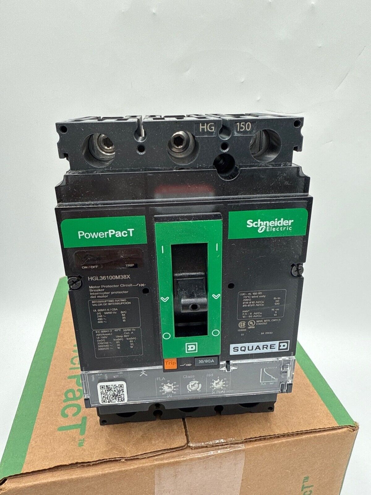 Square D HGL36100M38X New