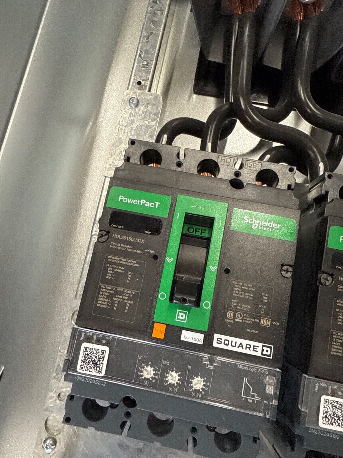 Square D NF Panelboard 400A 480Y/277V 3PH 4W 42 Cir Indoor Encl MLO HDL36150U33X P639 New