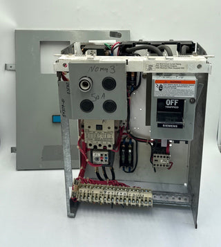 Siemens Model 90 18" 50A Combo MCC Bucket Size 3 3TF48 Starter ED63A050 Used