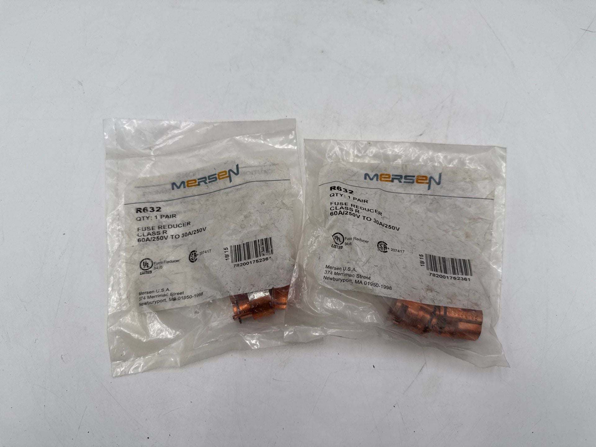 Mersen R632 Fuse Reducer Class R 60A 250V to 30A 250V New