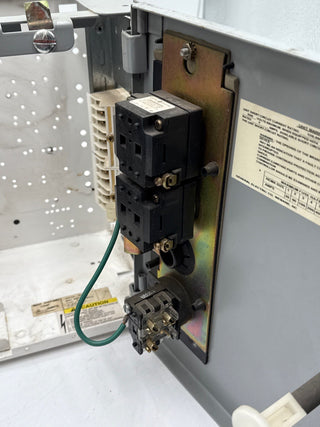 GE 8000 12" 30A MCC Bucket Fused Feeder Motor Control 30 Amp Used