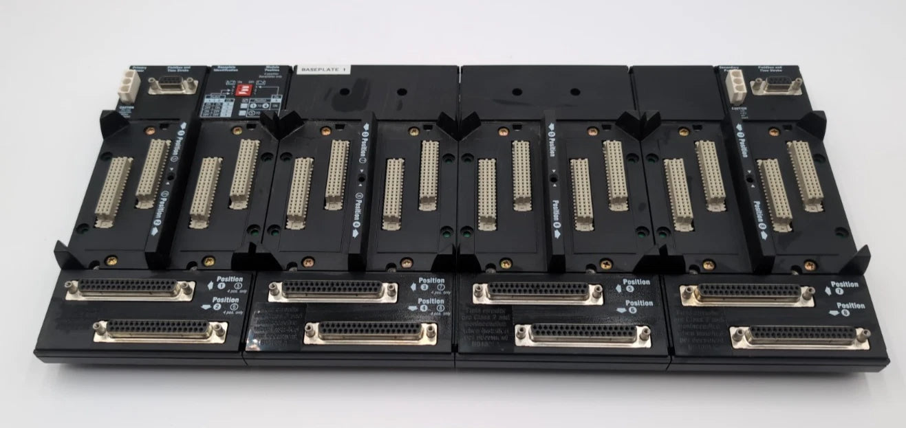 FOXBORO P0926HT Mounting Plate for FCM Modules 8 Positions USED Used
