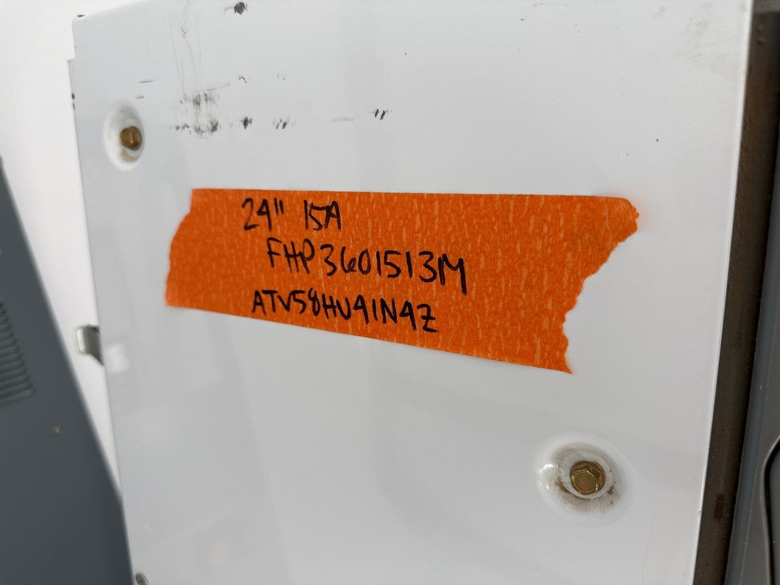 Square D Model 6 24" 15A Combo MCC Bucket FHP3601513M ATV58HU41N4Z 1HP Drive Used