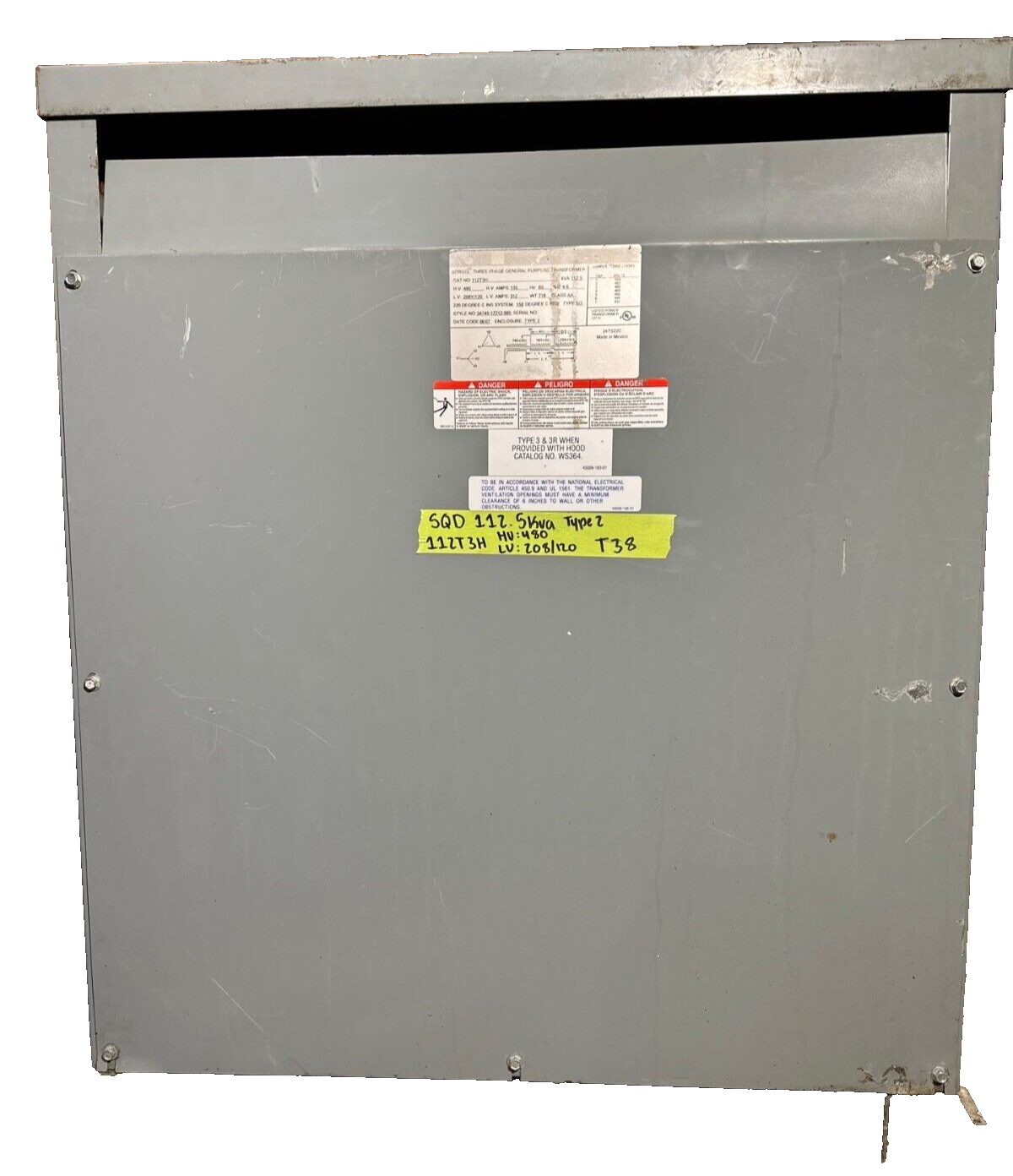 Square D 112T3H Used