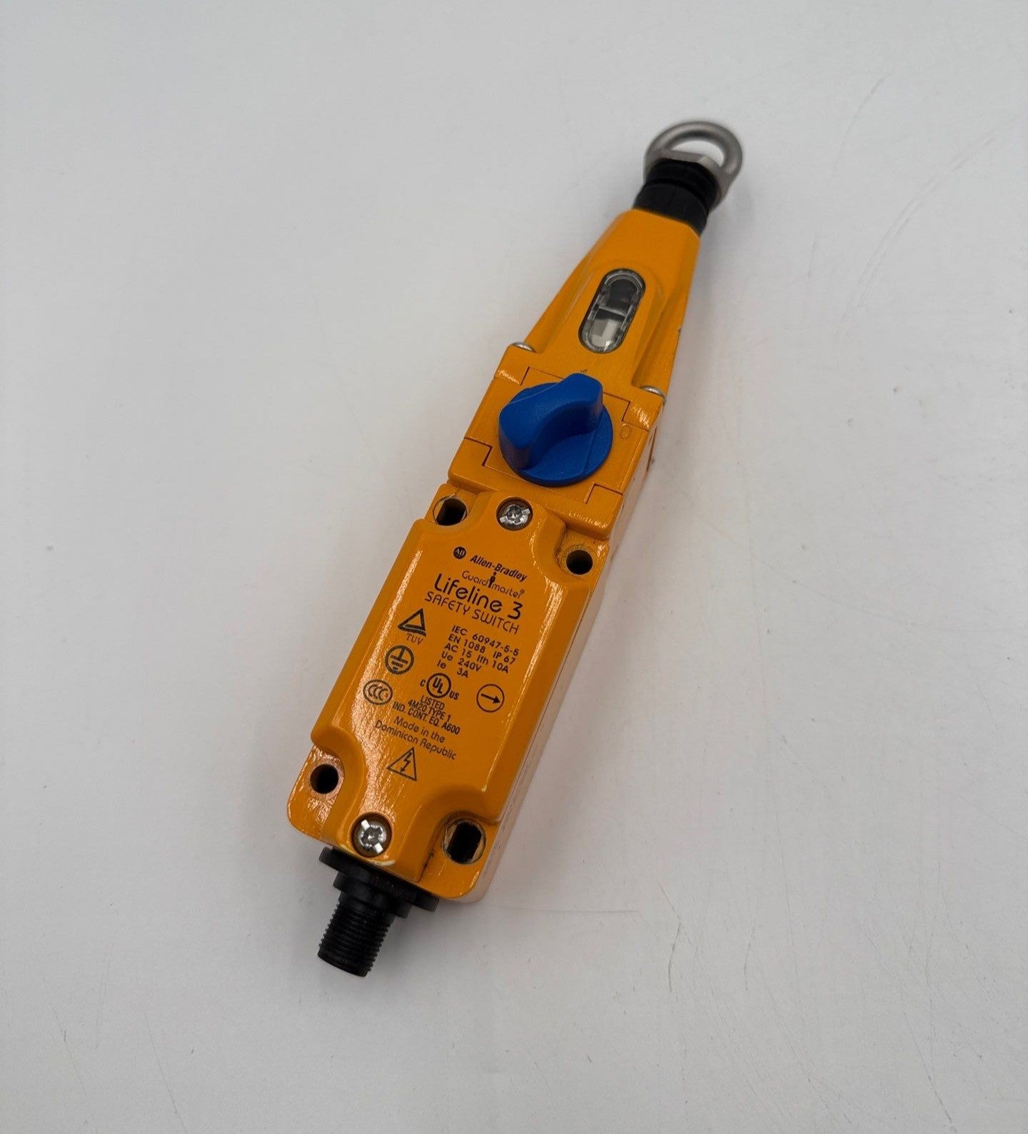 Allen Bradley 440E-D21BNYH Guardmaster Lifeline 3 Cable Pull Switch Used