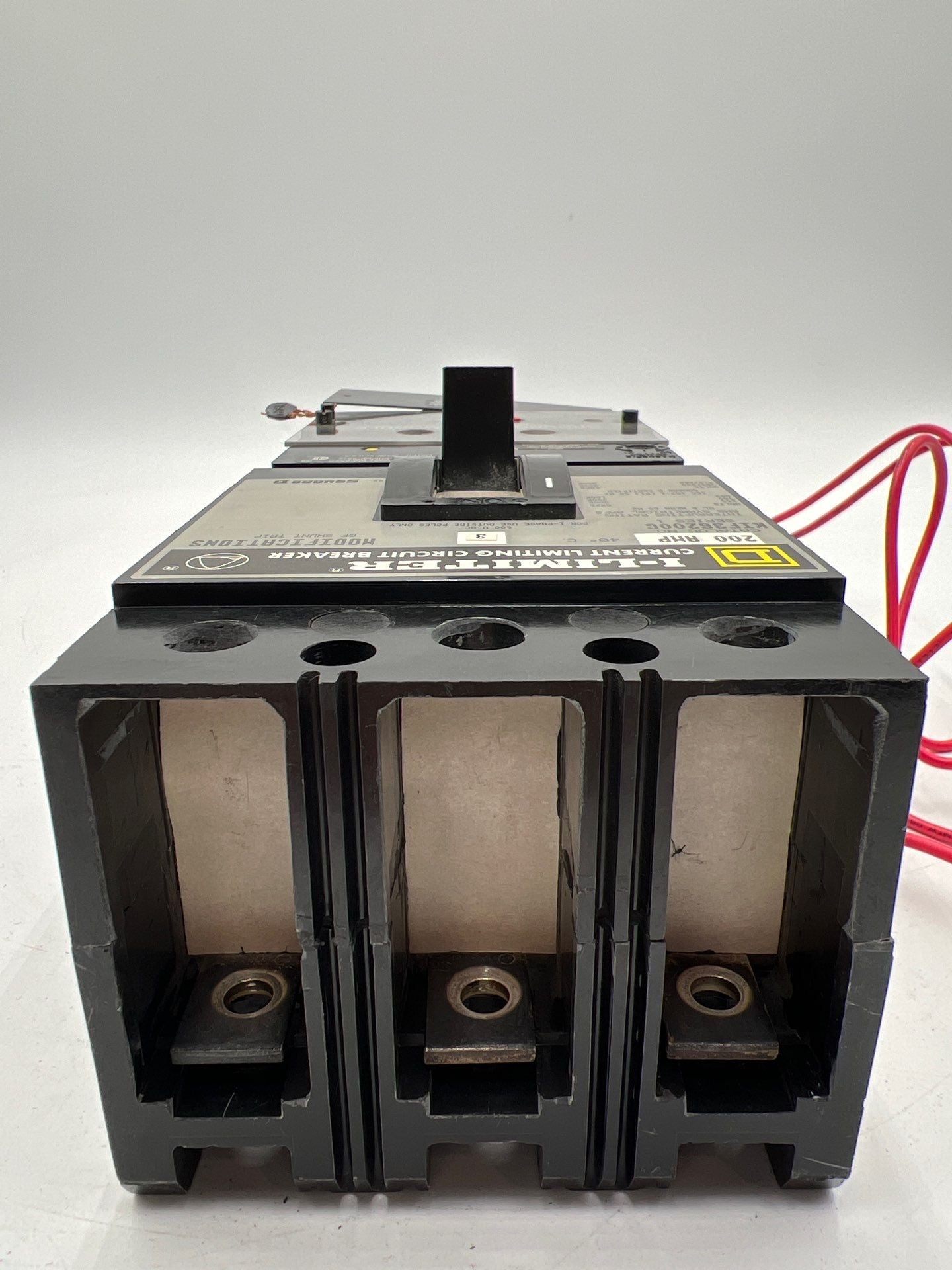 Square D KIF36200G Circuit Breaker 200A 600V 3P 200 Amp Ground Fault GFM250 Used