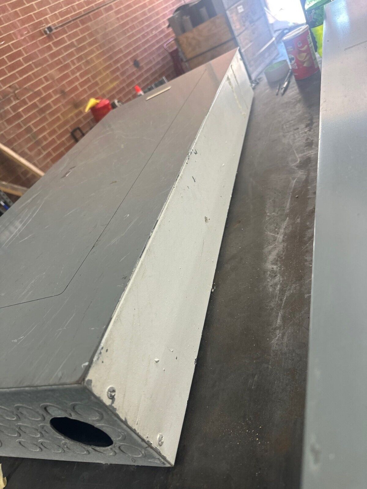 Square D NF Panelboard 250A 600V 3PH 4W 42 Cir Main Lug Panel Indoor Encl MLO P378 Used