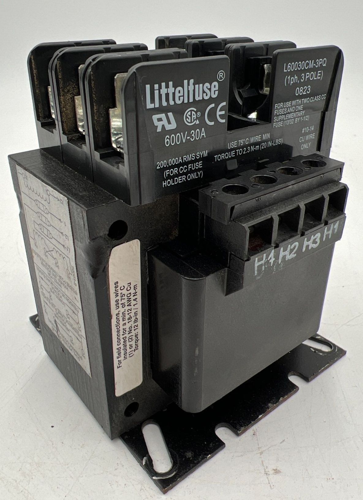 Allen Bradley 1497-C-BASX-3-N Ind Control Transformer 0.130Kva 240/480V 60/50HZ Used