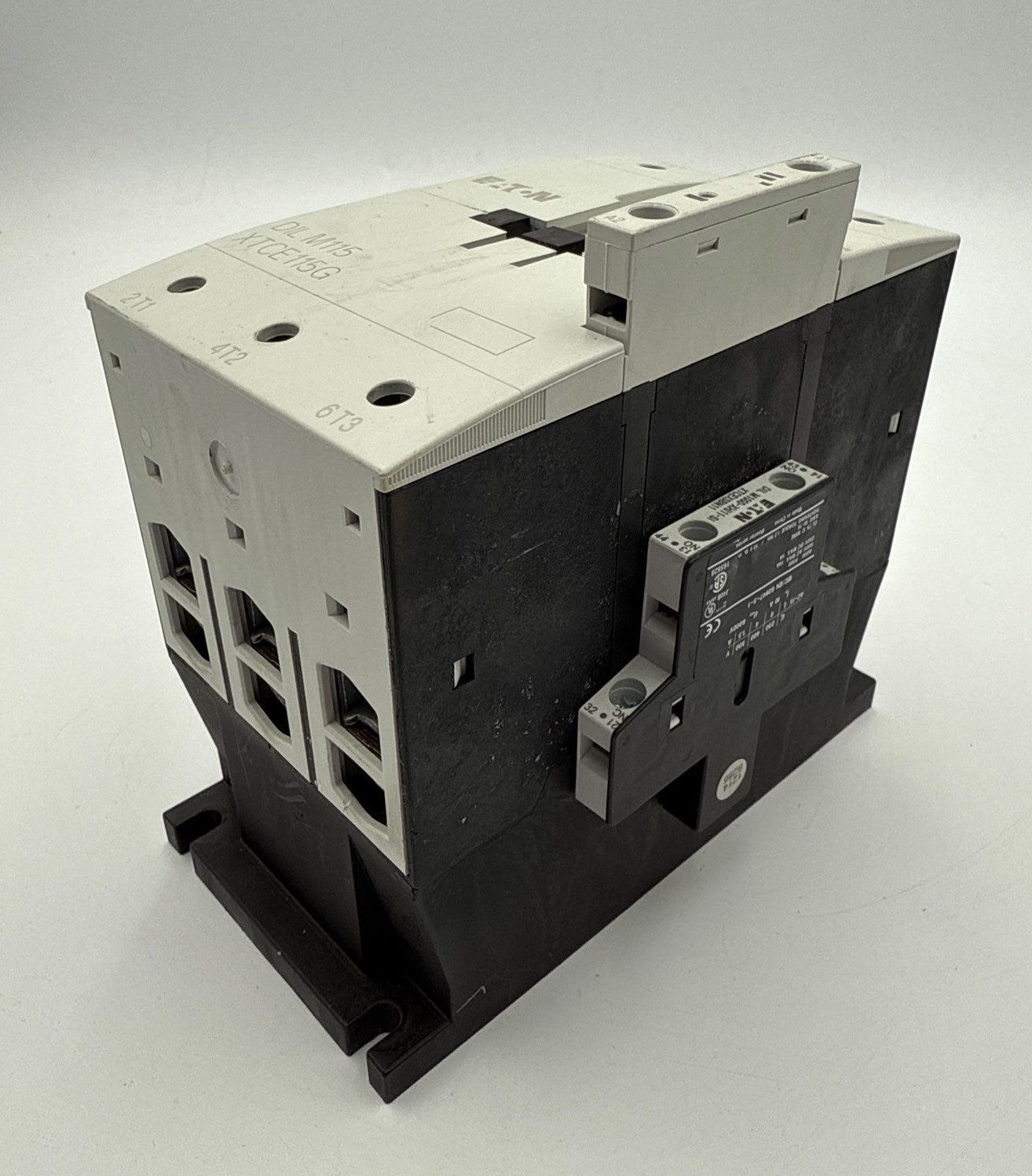 Eaton XTCE115GS1A Contactor DIL M115 XTCE115G 115A 3P 600V Coil 100/120V Used