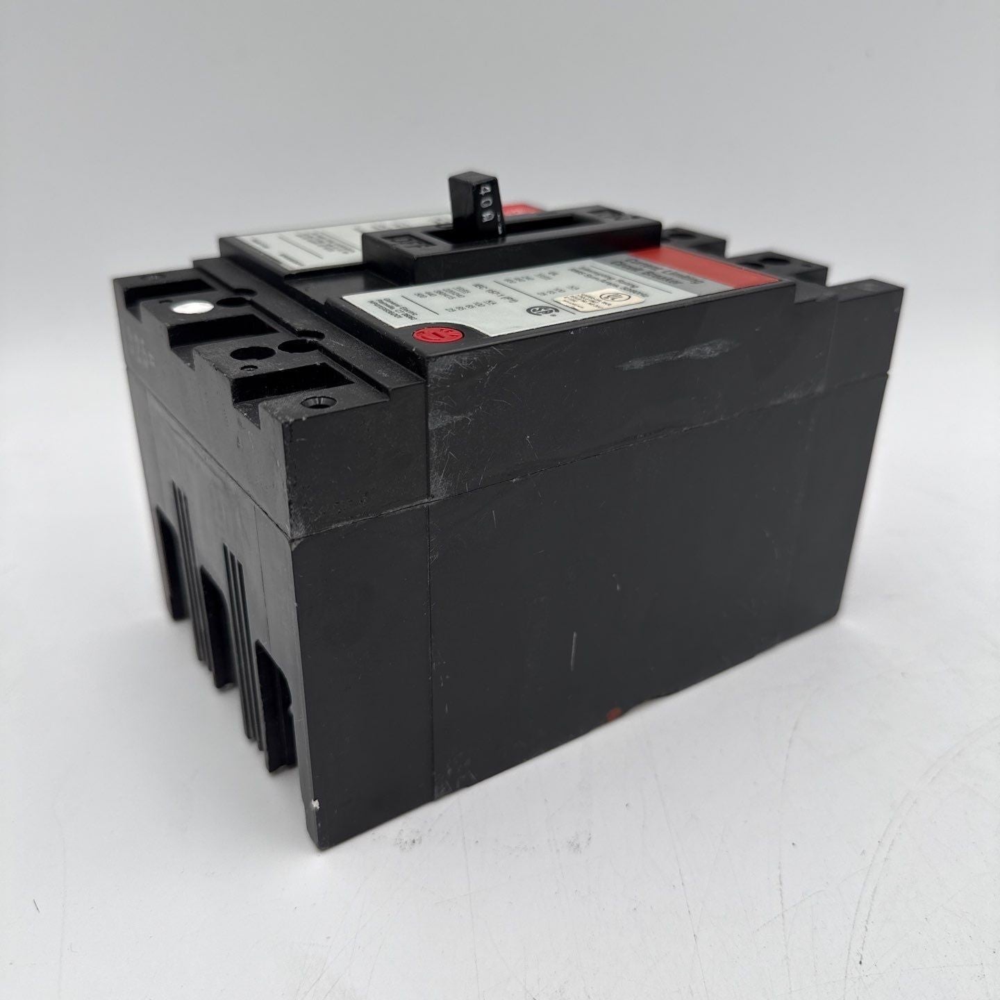 GE TEL136040WL Circuit Breaker 40A 3P 600V 3PH TEL 40 Amp 3 Pole General Elec Used