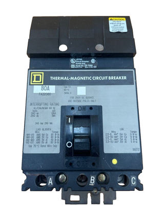 Square D FA32080 Used