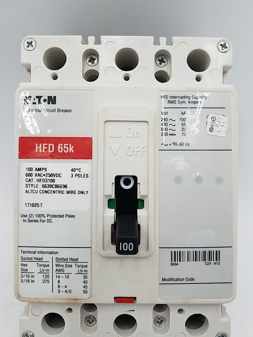 Eaton HFD3100 Used