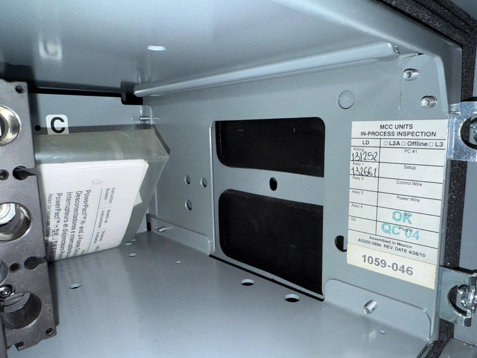 6" Square D Model 6 20A MCC Feeder Bucket 20 Amp HJL36020 Breaker HJL New